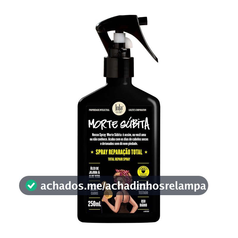 Morte Súbita Spray Reparação Total 250ml , Lola Cosmetics