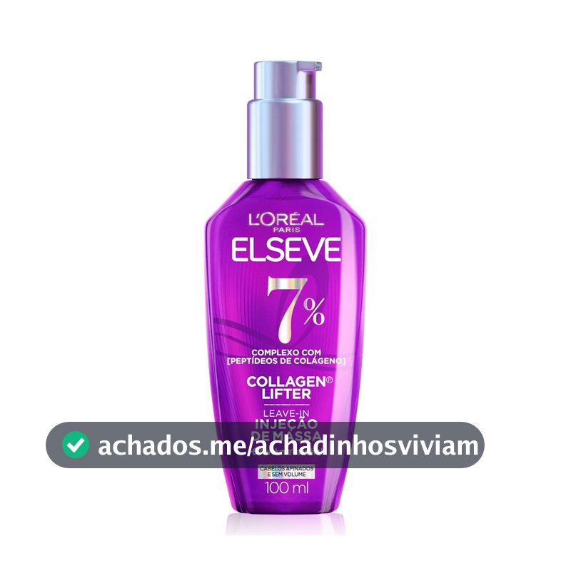 Sérum Leave-in Cabelos Finos Elseve L'Oréal Paris Colágeno Encorpador 100ml
