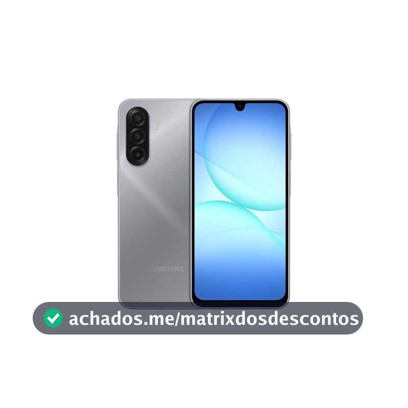 Celular Samsung Galaxy A17 5G, 128GB, 4GB, 50MP Tela 6.7" - Cinza