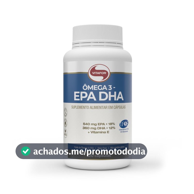 Ômega 3 EPA DHA 1g (120 Caps), VitaFor