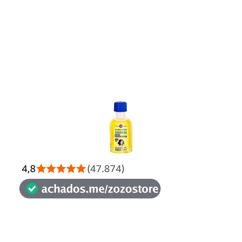 Argan Óleo Reparador 50ml , Lola Cosmetics