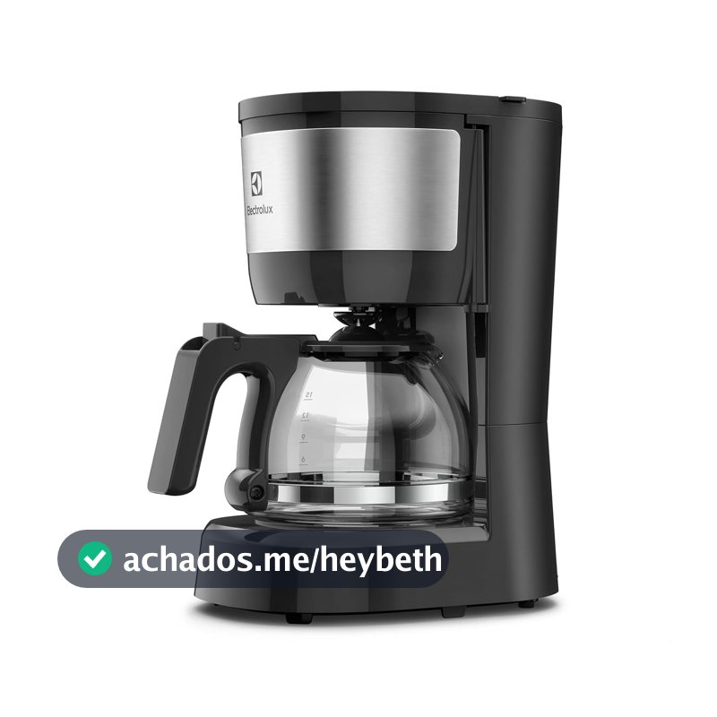 Cafeteira Electrolux Efficient 15 Xicaras ECM10 - 4910ANBR405 PRETO/INOX 110 VOLTS