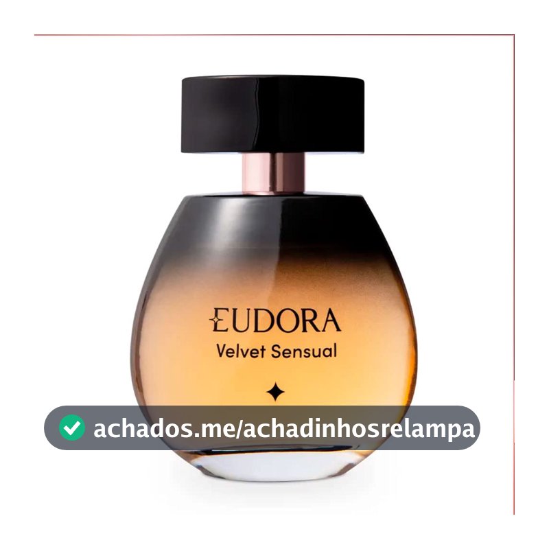 VELVET SENSUAL Eudora Perfume Feminino Deo Colonia 100ml