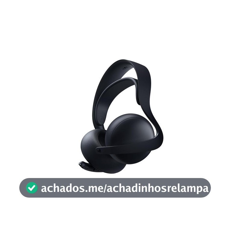 Headset sem fio PlayStation PULSE Elite™ – Midnight Black