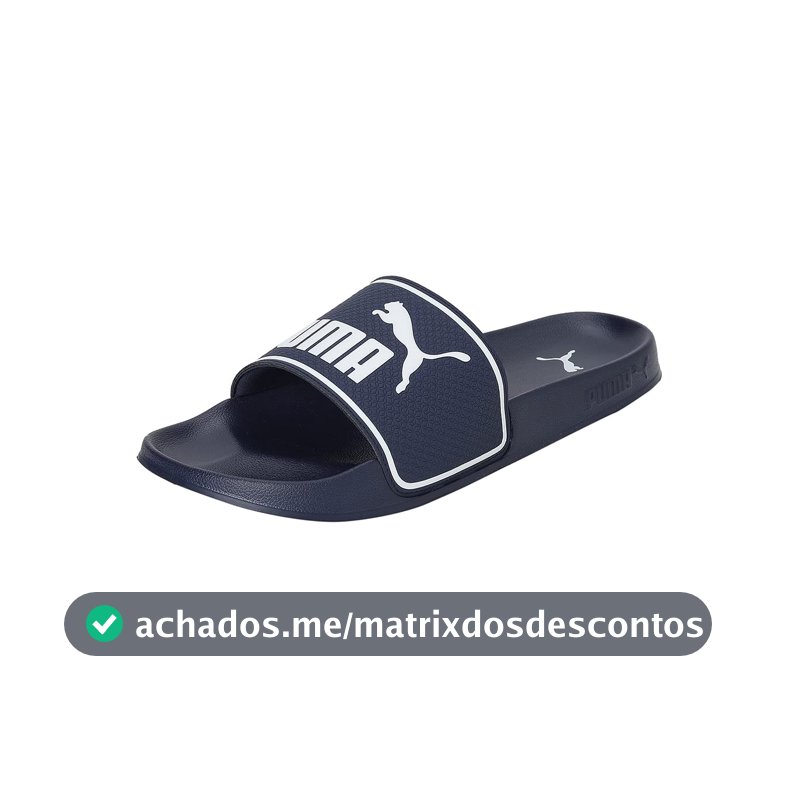 Chinelo Puma Leadcat 2.0 Unissex, Azul, 38,5