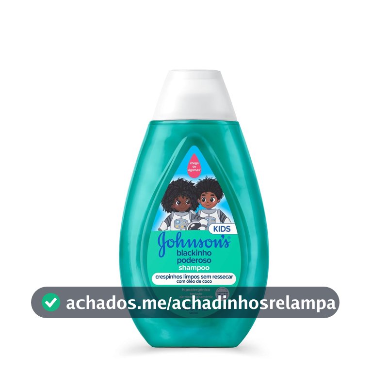 Shampoo Johnson's Blackinho Poderoso, 400ml