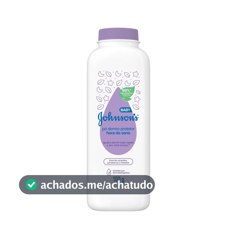 Pó Dermo Protetor Johnson's Baby, Com Amido de Milho, 100g