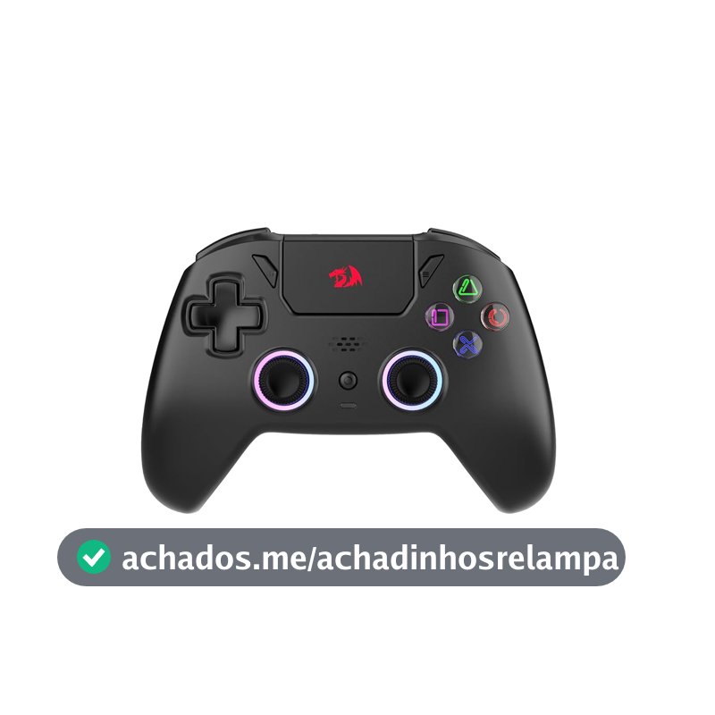 Controle Gamer Redragon Darkflame G820, Preto
