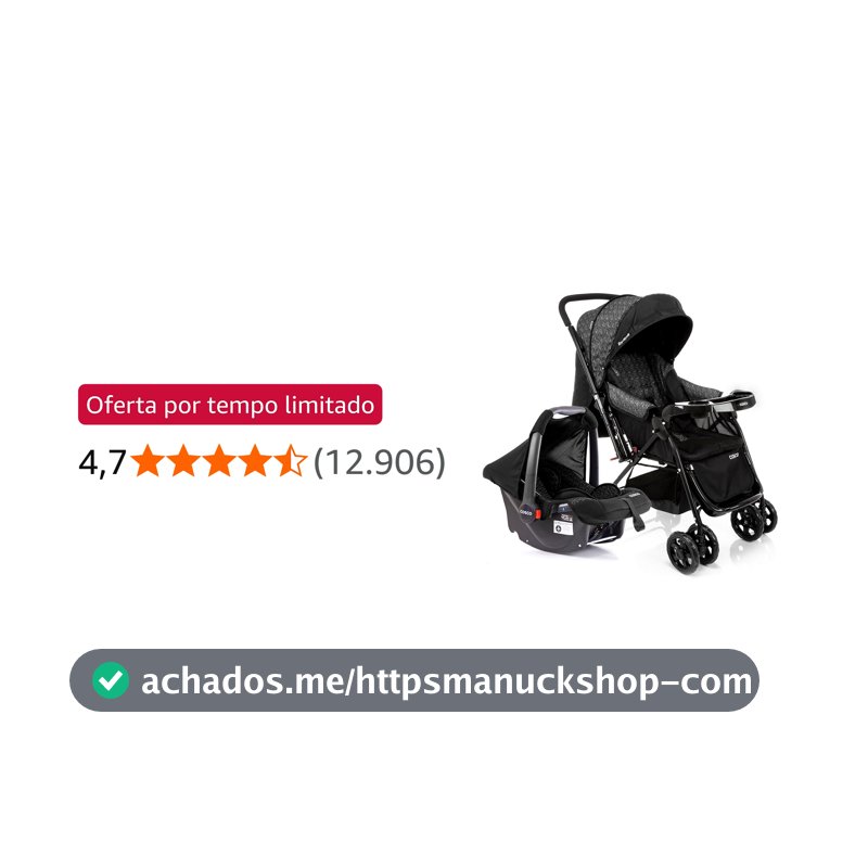 Cosco Kids, Travel System Reverse, Preto Rajado