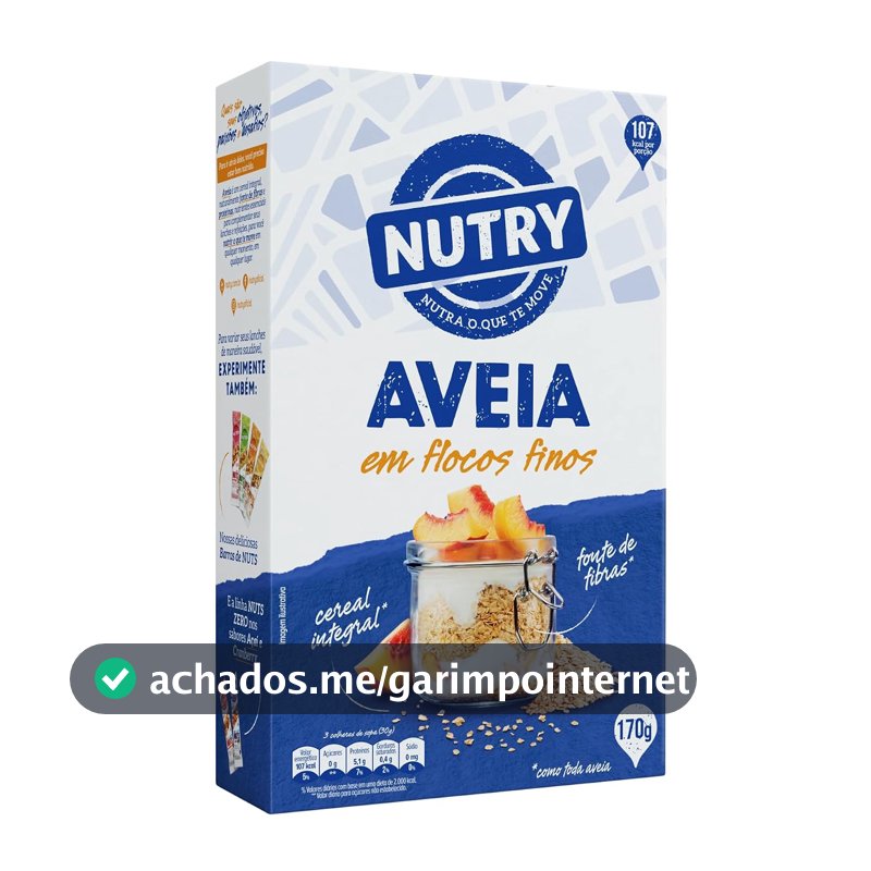 Nutry Aveia Em Flocos Finos 170G