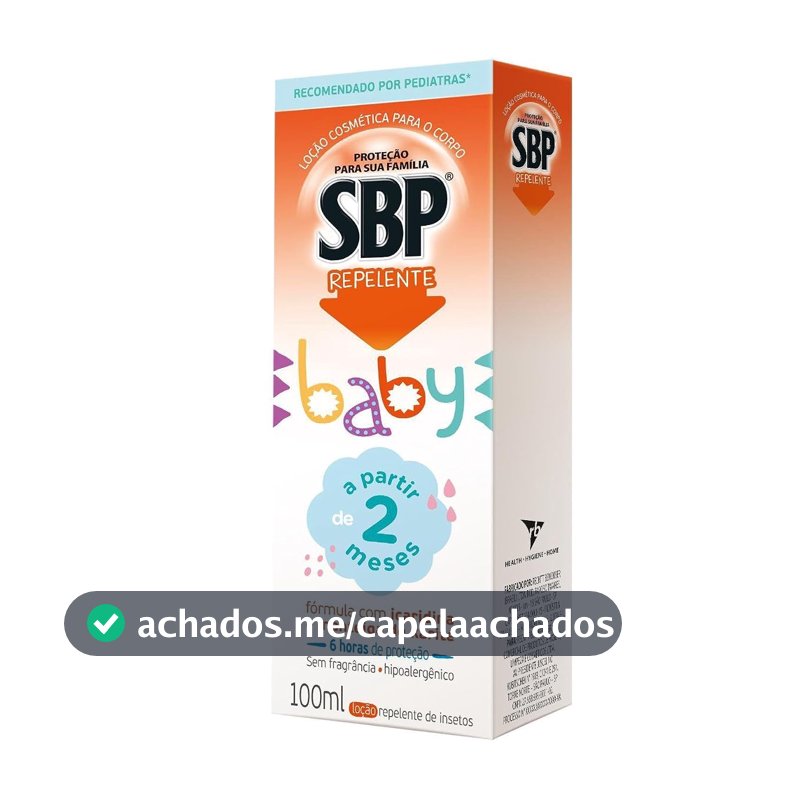 Repelente para Bebê SBP Baby Loção Corporal com Icaridina 100ml