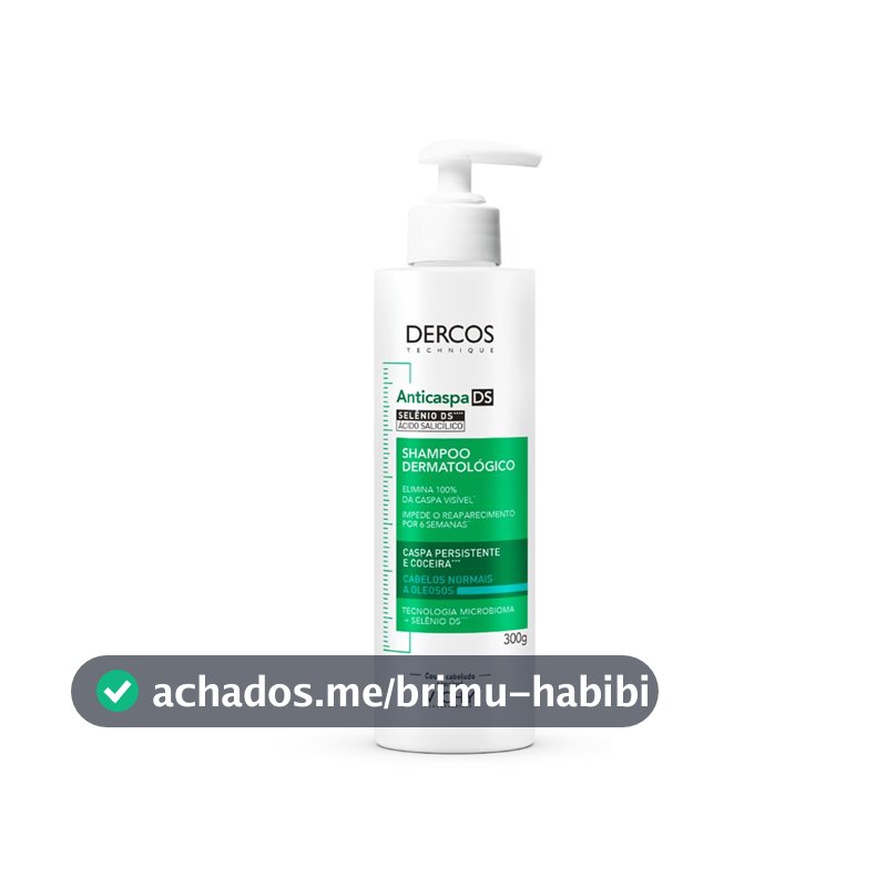 Vichy, Dercos Shampoo Anticaspa para Cabelos Normais a Oleosos