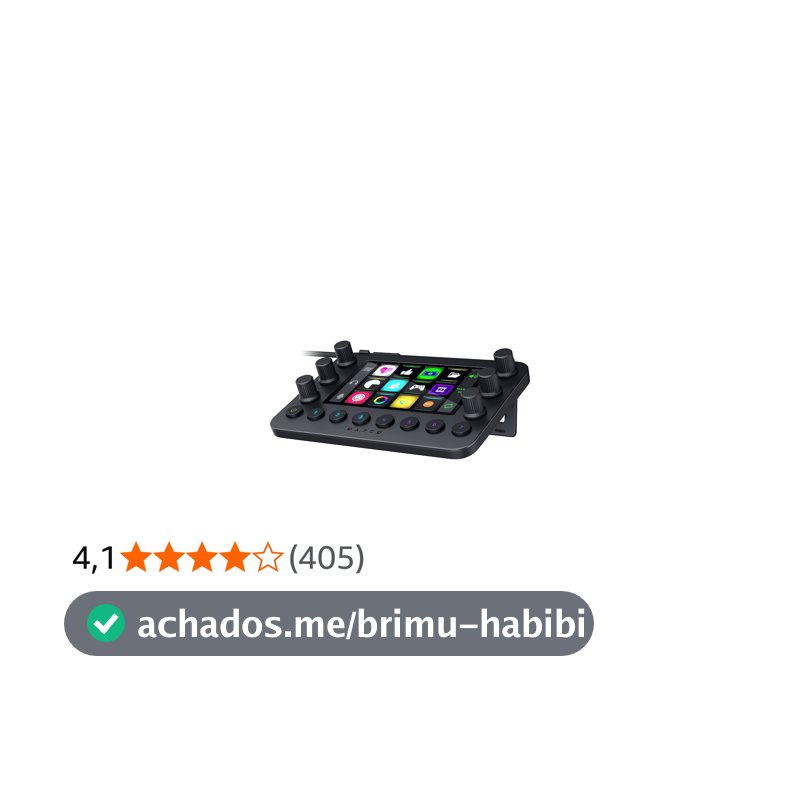 Razer Controlador de stream: teclado multifuncional para streaming - 12 teclas táteis Switchblade - 6 mostradores analógicos táteis - 8 botões programáveis - Projetado para compatibilidade com PC e