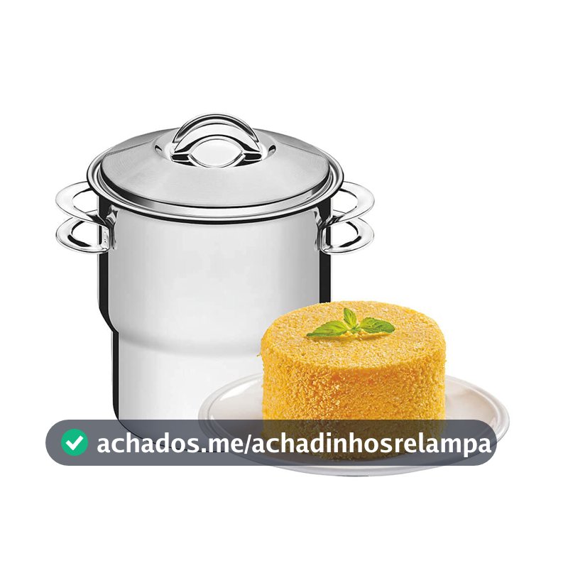 Cuscuzeira, Tramontina, Solar 62519140, Inox, dimetro de 14 cm