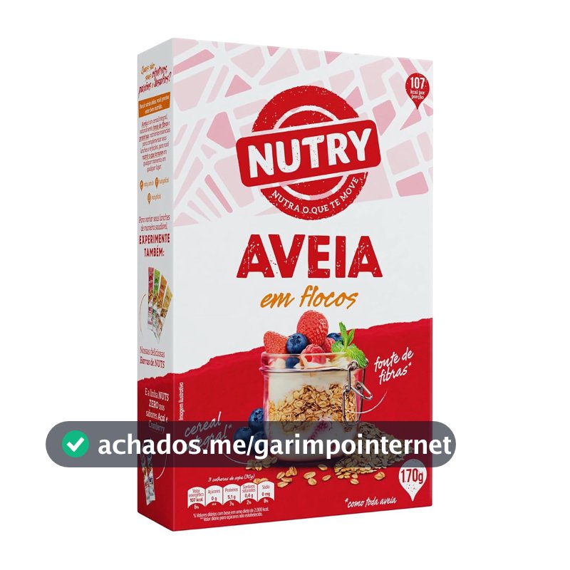 Nutry Aveia Em Flocos 170G
