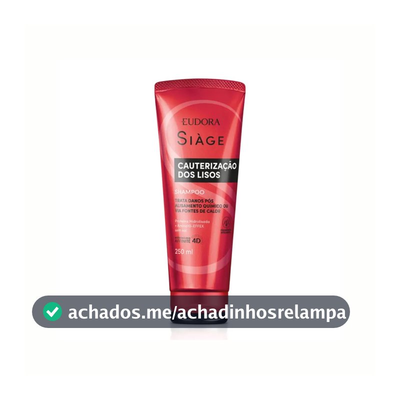 SIÀGE SHAMPOO CAUTERIZAÇÃO DOS LISOS 250ml
