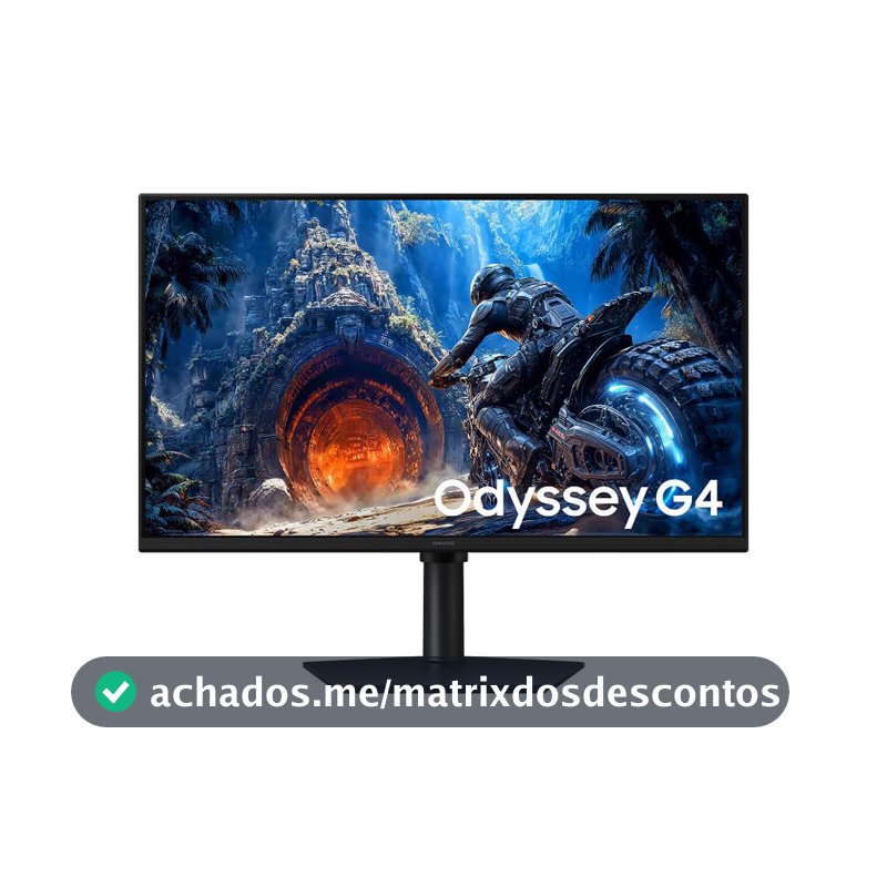 Samsung Monitor Odyssey G4 27", 300Hz, 1ms, FHD, HAS, G-sync, FreeSync, DP, HDMI