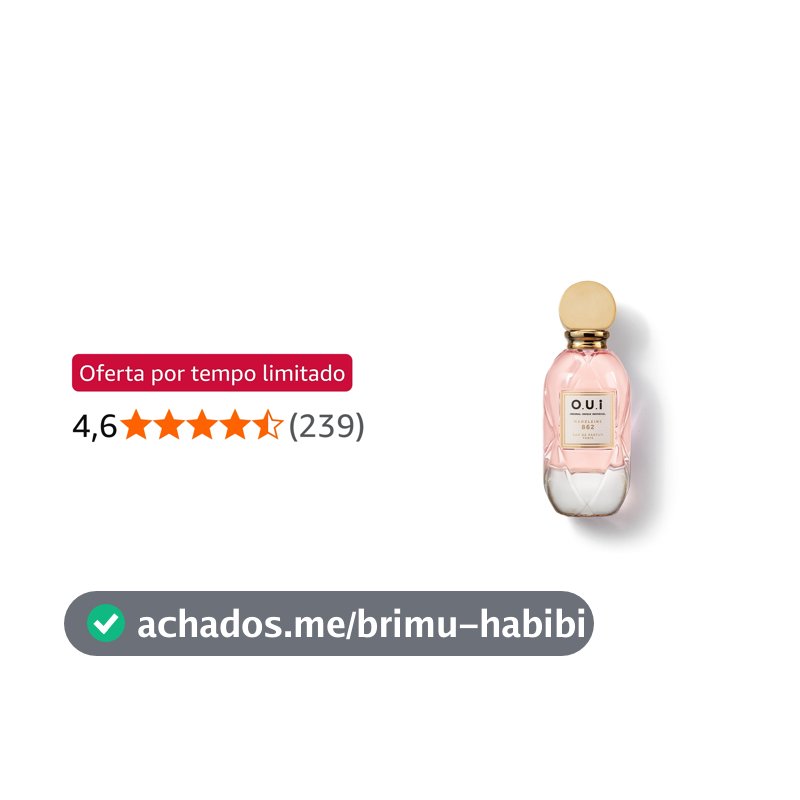 O.U.i Madeleine 862 Eau de Parfum 75ml