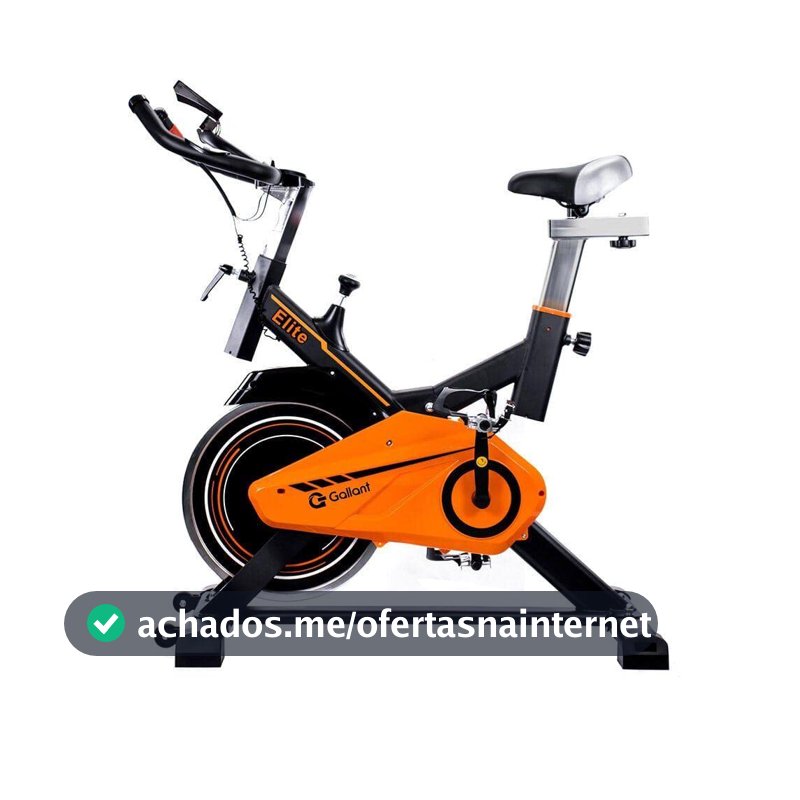 Bicicleta Ergométrica Gallant Elite Spinning Roda de Inércia 13kg até 110kg Mecânica Gsb13hbta-pt