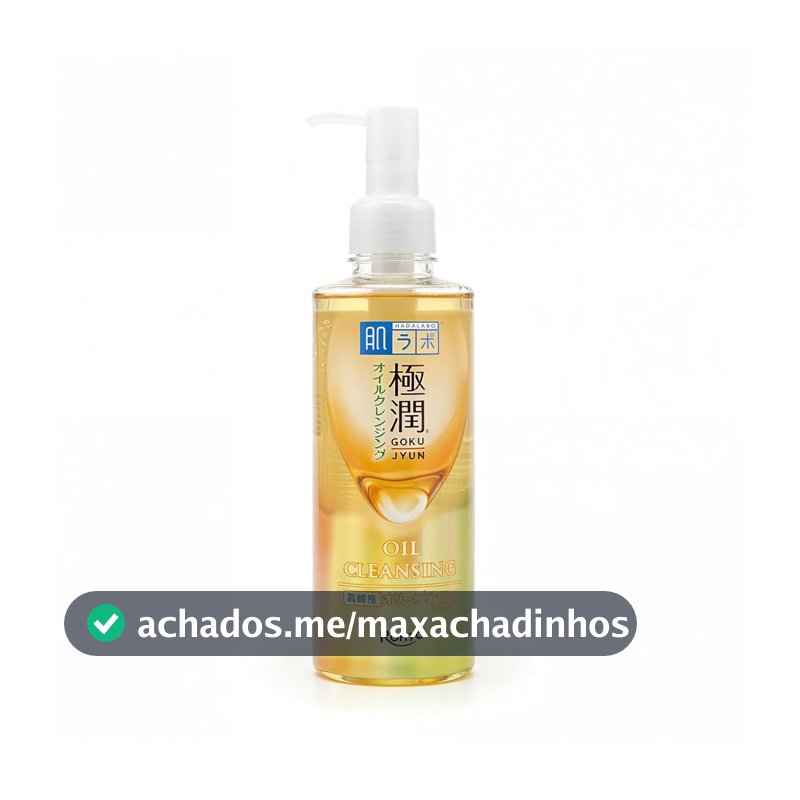 Hada Labo® Gokujyun Oil Cleansing - Óleo de limpeza facial demaquilante com Ácido Hialurônico 200ml