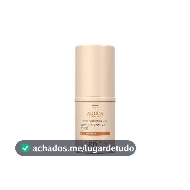 Protetor Solar Adcos Tonalizante Base Stick Fps80 17g- Nude