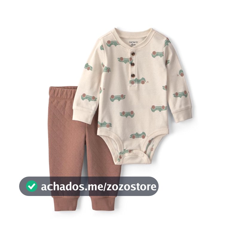 Conjunto de calça de body de 2 peças 2-piece Bodysuit Pant Set Carter'sMeninos