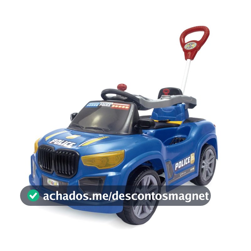Carro Infantil Maral Police, Azul