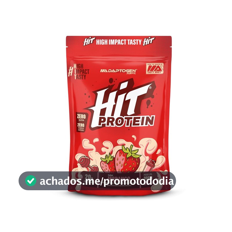 HIT Protein (900g) Sabor Morango – Adaptogen Scinece