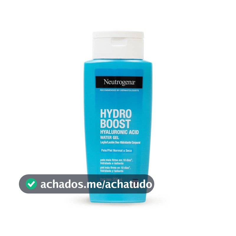 Hidratante Corporal em Gel Neutrogena Hydro Boost, Sem Perfume, 200ml