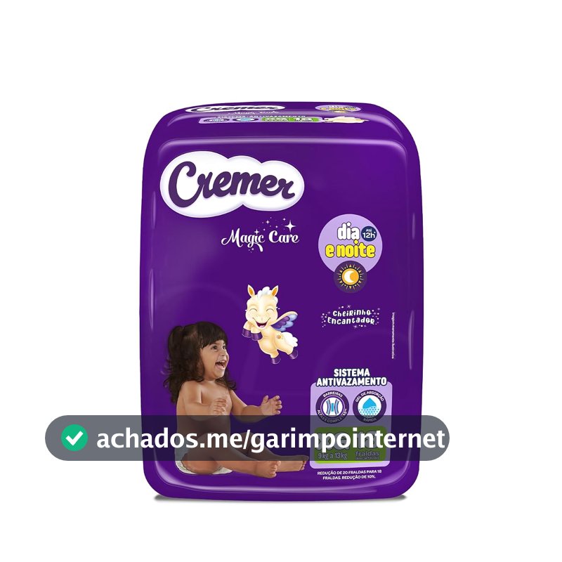 Fralda Cremer Jumbo XG 18 Unidades