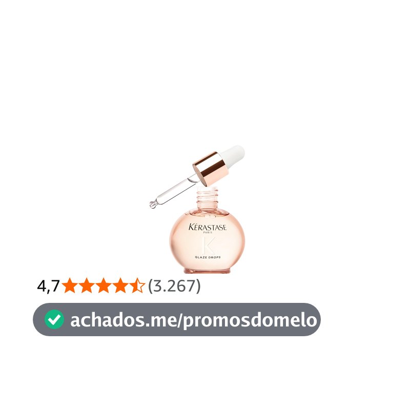 Kérastase Gloss Absolu Glaze Drops – Finalizador para Todos os Tipos de Cabelos com Tendência ao Frizz, com Óleo de Rosa Silvestre – Potencializa Brilho, Elasticidade e Maciez 45ml