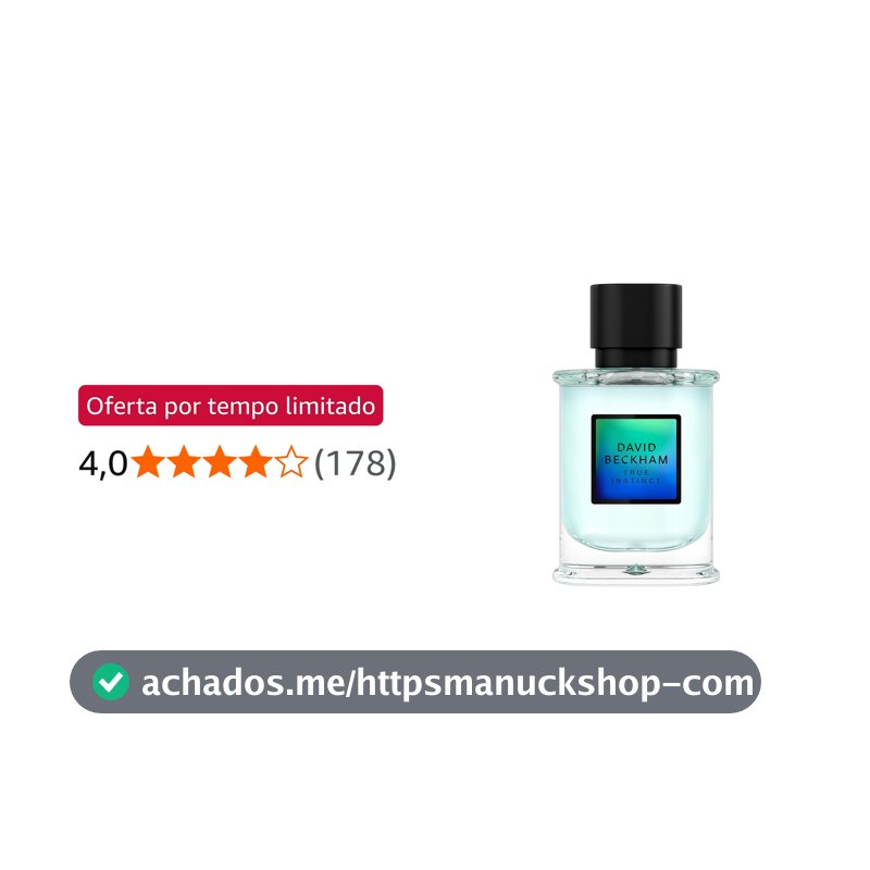 David Beckham Perfume True Instinct Eau de Parfum Masculino 50ml