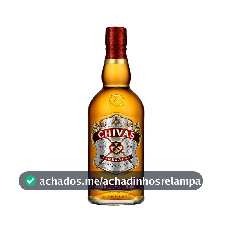 Whisky Chivas Regal 12 anos Blended Escocês - 750 ml