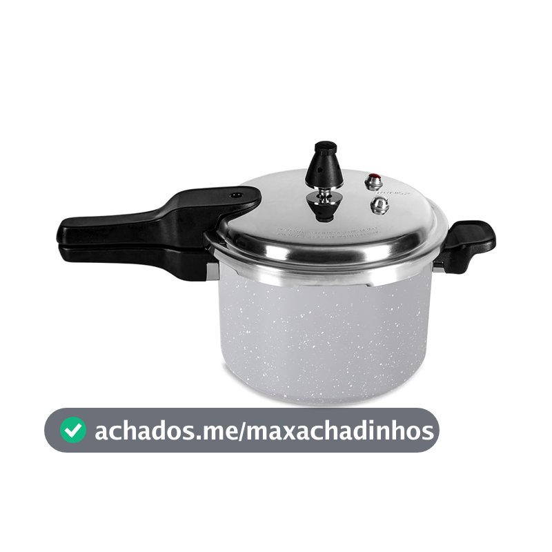 Brinox - Panela de Pressão Ceramic Life Super com Fundo de Indução 4,2L - Cinza