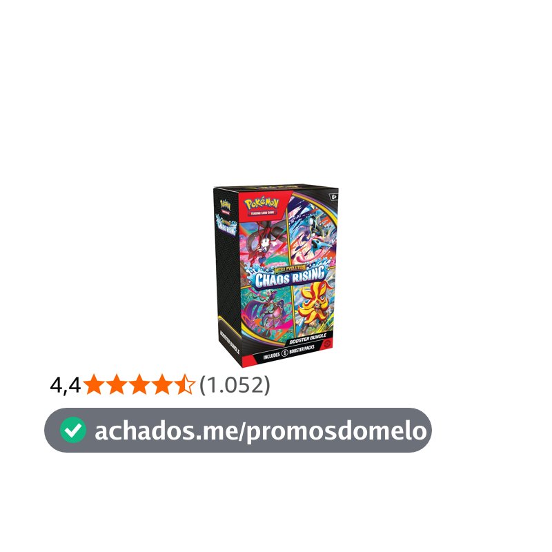Pokémon TCG: Mega Evolution - Chaos Rising - Booster Bundle - Inglês