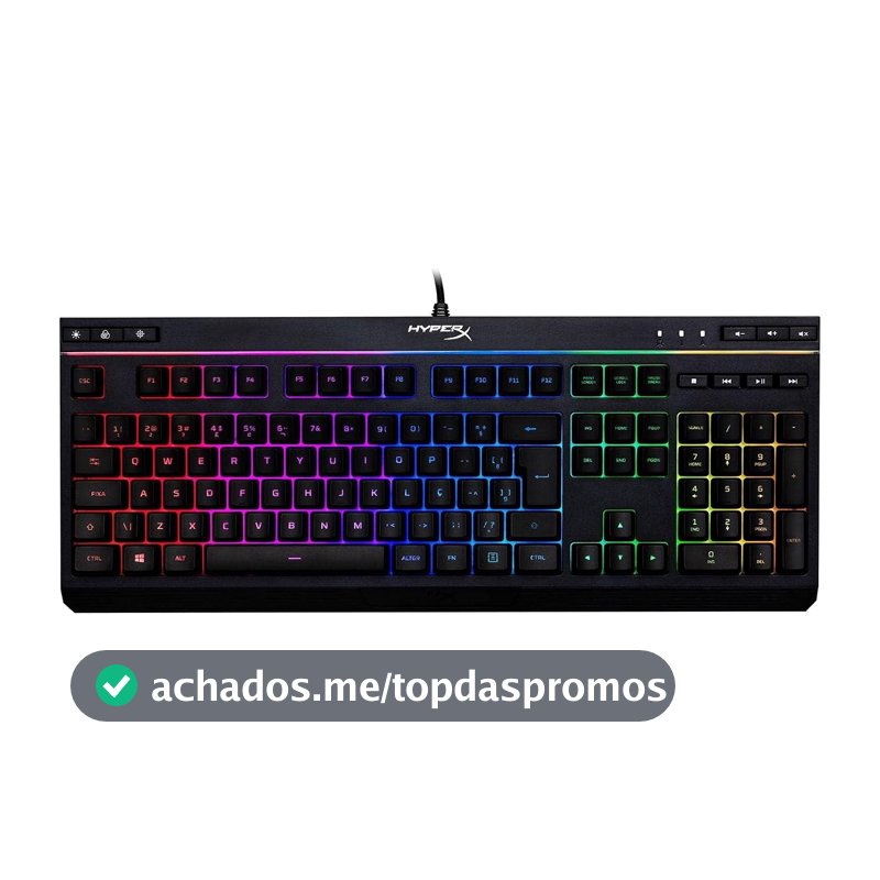 HyperX Teclado Gamer HyperX Alloy Core RGB, ABNT2, PRETO