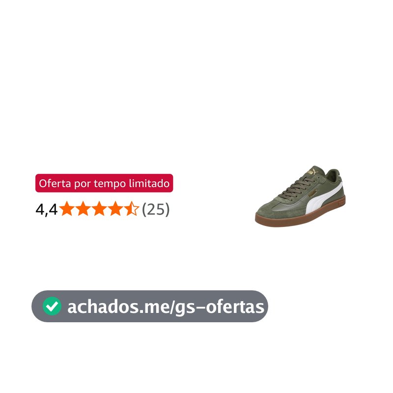 Tênis Puma Club II Era, Verde Musgo, 43
