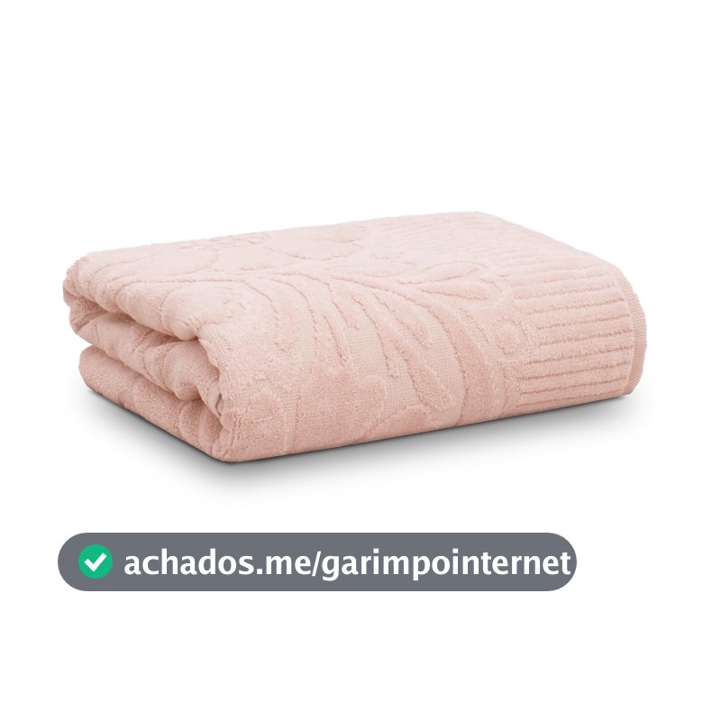 Appel Home Toalha Velvet Flower Aveludada 100% Algodão 420g/m² – Alta Absorção, Macia e Sofisticada Rosa Cristal