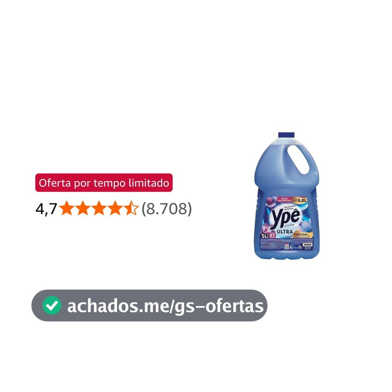 Ypê Amaciante Tradicional Aconchego 5L (Embalagem pode variar)