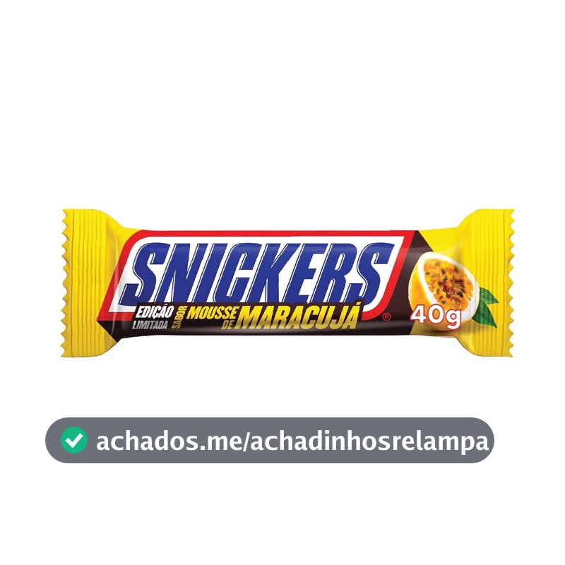 Chocolate Snickers Mousse De Maracujá 40g
