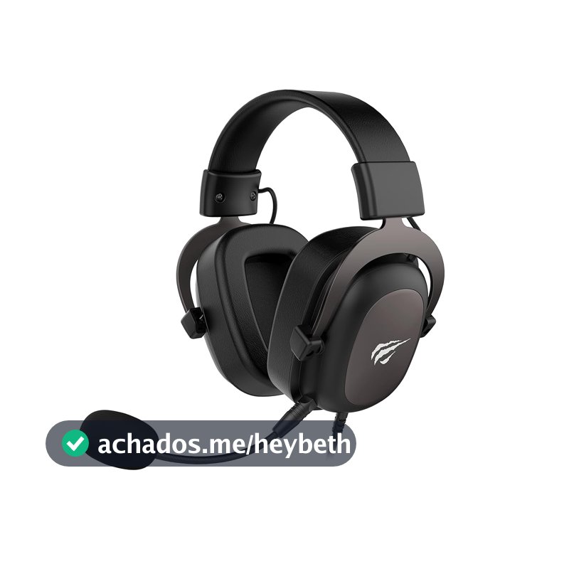 Headset Gamer com Microfone Havit H2002d, 53mm, Conector 3,5mm