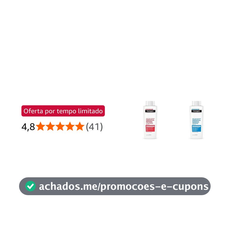 Kit Neutrogena Hidratante Corporal Body Care Hidrata&Repara, 400ml + Neutrogena Hidratante Corporal Body Care Intensive Hidrata & Suaviza, 400ml