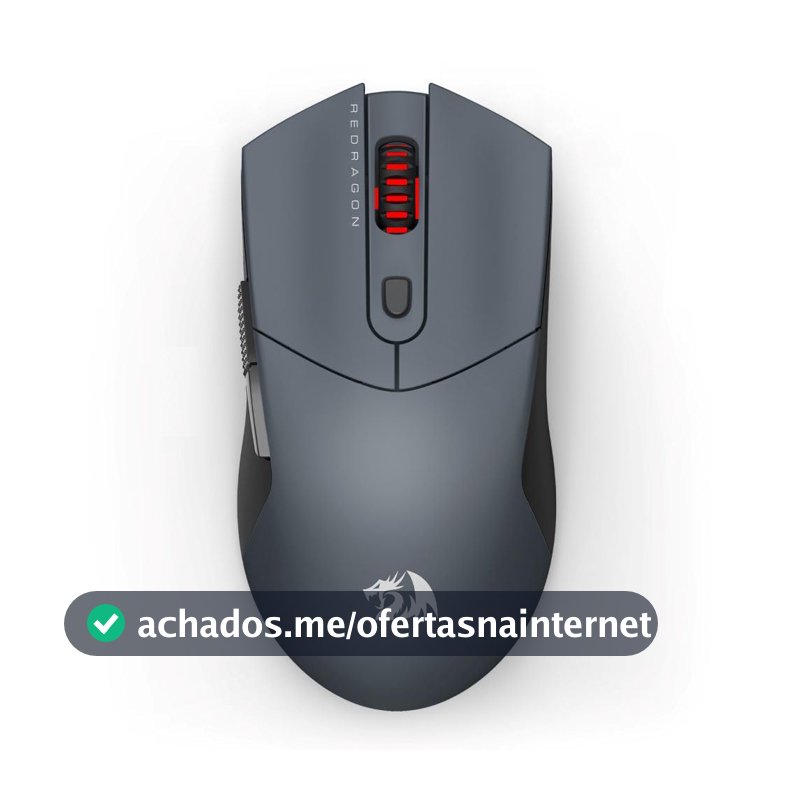 Mouse Gamer Redragon St4r Pro PAW3395 26000 DPI Sem Fio Bluetooth USB-C Ambidestro Preto M917GB-PRO