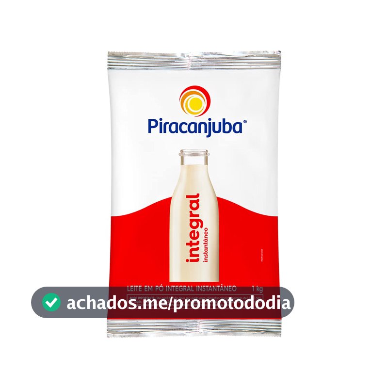 Piracanjuba Leite Em Pó Integral Instantâneo 1Kg