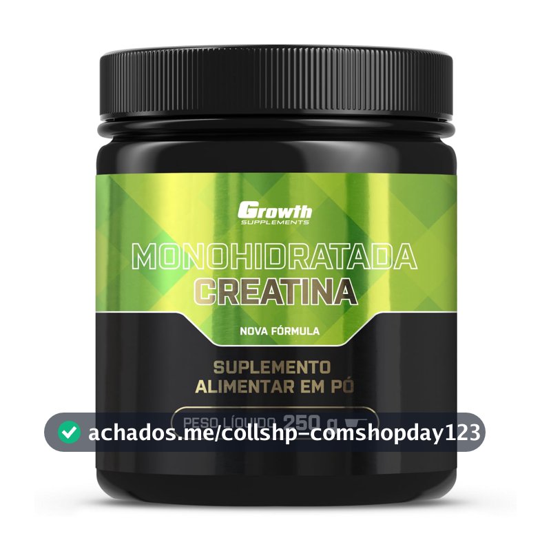 Growth Supplements - Creatina Monohidratada 250g - Growth Supplements - Sem sabor em pó