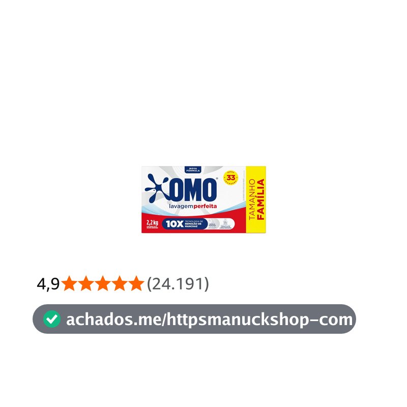 OMO Sabão Em Pó Lavagem Perfeita 2.2Kg
