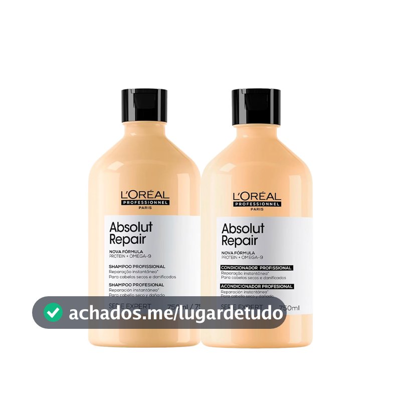 Kit L'Oréal Professionnel Absolut Repair - Shampoo e Condicionador 750 sem Pump (2 produtos)