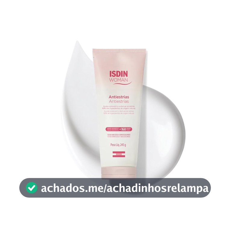 ISDIN Creme Corporal Woman Antiestrias Apto para Grávidas - 245g