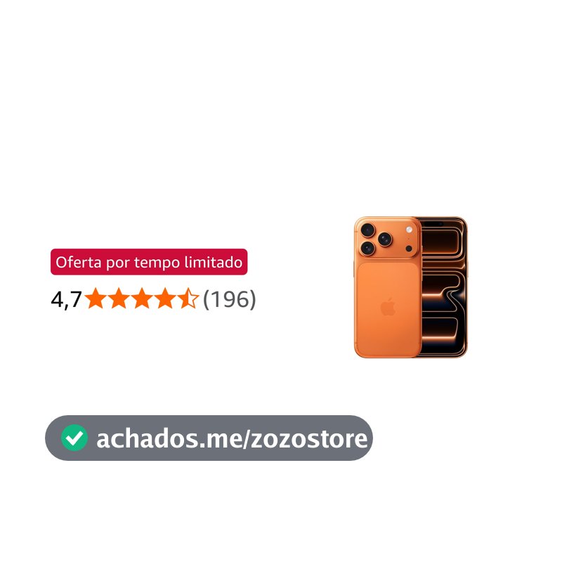 Apple iPhone 17 Pro (256 GB) - Laranja cósmico