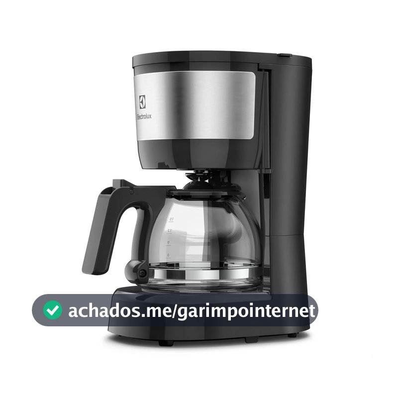 Cafeteira Electrolux Efficient 15 Xicaras ECM10 - 4910ANBR405 PRETO/INOX 110 VOLTS